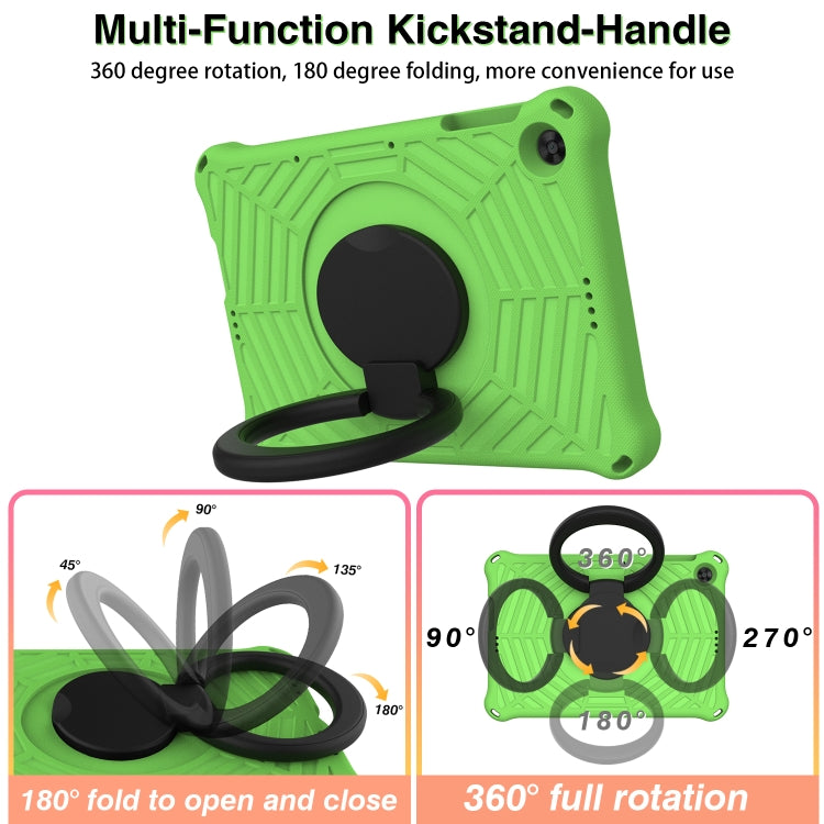 For Huawei MatePad T 10s Spider King Silicone Protective Tablet Case(Green) - Huawei by PMC TechLife | Online Shopping South Africa | PMC TechLife | Buy Now Pay Later Mobicred