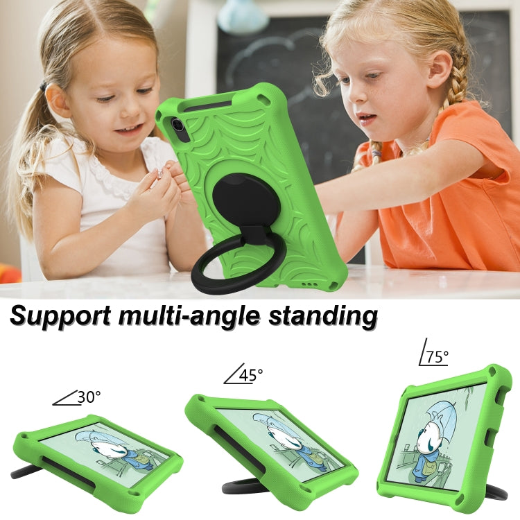 For Huawei MatePad T8 Spider King Silicone Protective Tablet Case(Green) - Huawei by PMC TechLife | Online Shopping South Africa | PMC TechLife | Buy Now Pay Later Mobicred