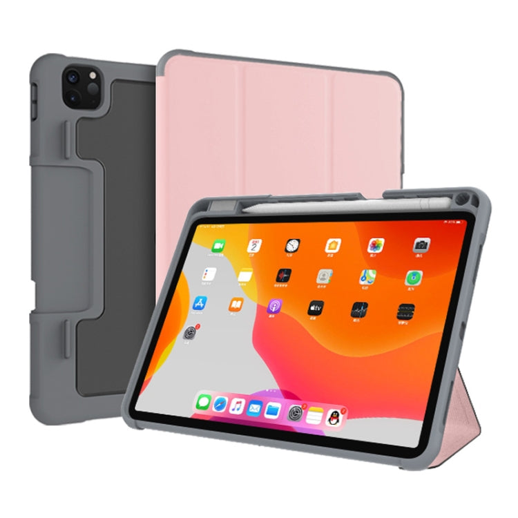 For iPad Pro 11 2022 / 2021 / 2020 Mutural Horizontal Flip Leather Tablet Case with Holder & Pen Slot(Rose Gold) - free shipping - PMC TechLife - Order now!