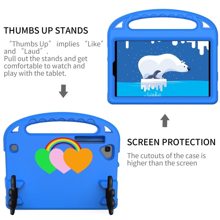 For Lenovo Tab M8 4th Gen Love Small Palm Holder EVA Tablet Case(Blue) - free shipping - PMC TechLife - Order now!