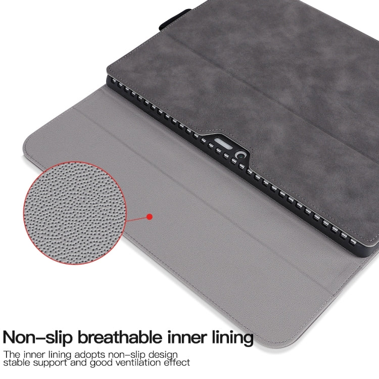 For Microsoft Surface Pro 7+ / 7 / 6 / 5 / 4 Sheepskin All-Inclusive Shockproof Protective Case with Power Bag(Grey) - Others by PMC TechLife | Online Shopping South Africa | PMC TechLife | Buy Now Pay Later Mobicred