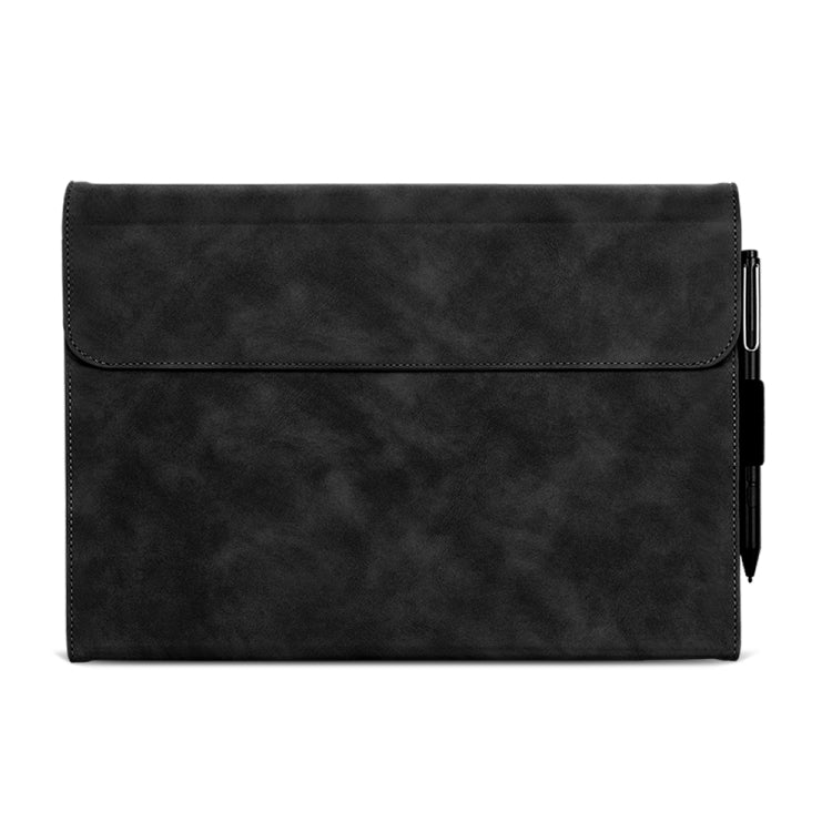 For Microsoft Surface Pro 8 Sheepskin All-Inclusive Shockproof Protective Case(Black) - Others by PMC TechLife | Online Shopping South Africa | PMC TechLife | Buy Now Pay Later Mobicred