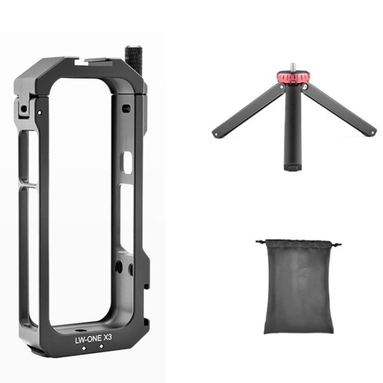 For Insta360 X3 YELANGU LW-ONE X3 Metal Cage Extended Frame Case With T1 Tripod - free shipping - PMC TechLife - Order now!