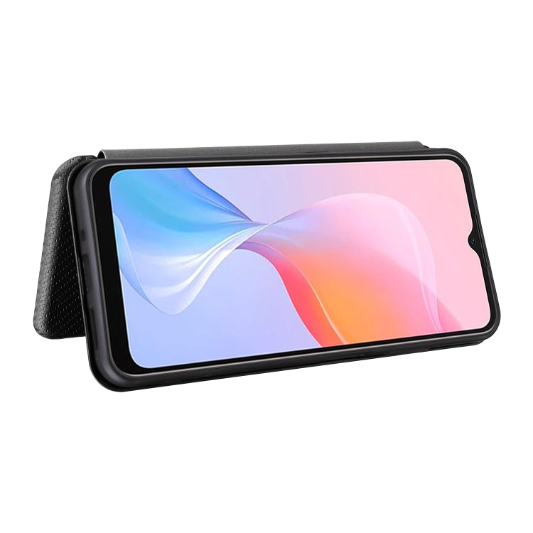 For Blackview A85 Carbon Fiber Texture Flip Leather Phone Case(Black) - free shipping - PMC TechLife - Order now!