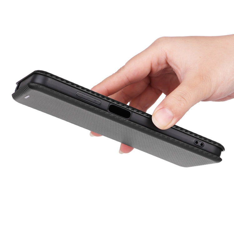 For Blackview A85 Carbon Fiber Texture Flip Leather Phone Case(Black) - free shipping - PMC TechLife - Order now!