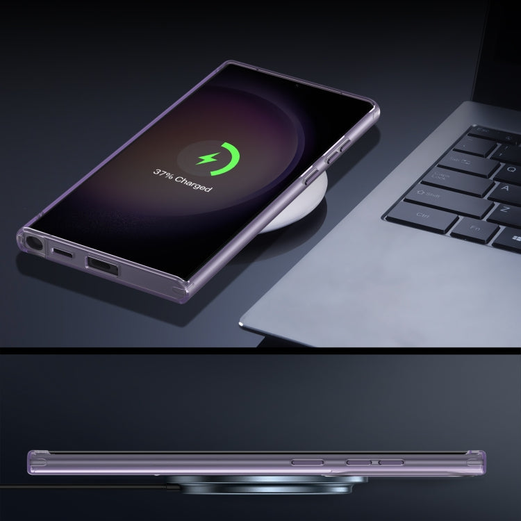 For Samsung Galaxy S23 Ultra 5G LK 3 in 1 MagSafe Magnetic Holder Phone Case(Purple) - Galaxy S23 Ultra 5G Cases by PMC TechLife | Online Shopping South Africa | PMC TechLife