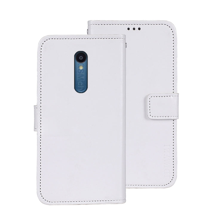 For Sharp Rouvo V idewei Crazy Horse Texture Leather Phone Case with Holder(White) - free shipping - PMC Jewellery - Order now!