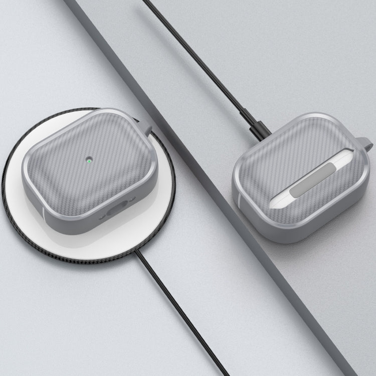 For AirPods Pro Photo Frame Carbon Fiber Series Earphone Case(Dark Grey) - free shipping - PMC Jewellery - Order now!