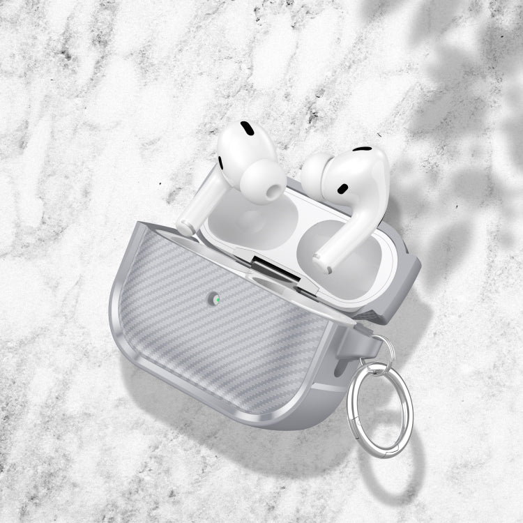 For AirPods Pro Photo Frame Carbon Fiber Series Earphone Case(Dark Grey) - free shipping - PMC Jewellery - Order now!