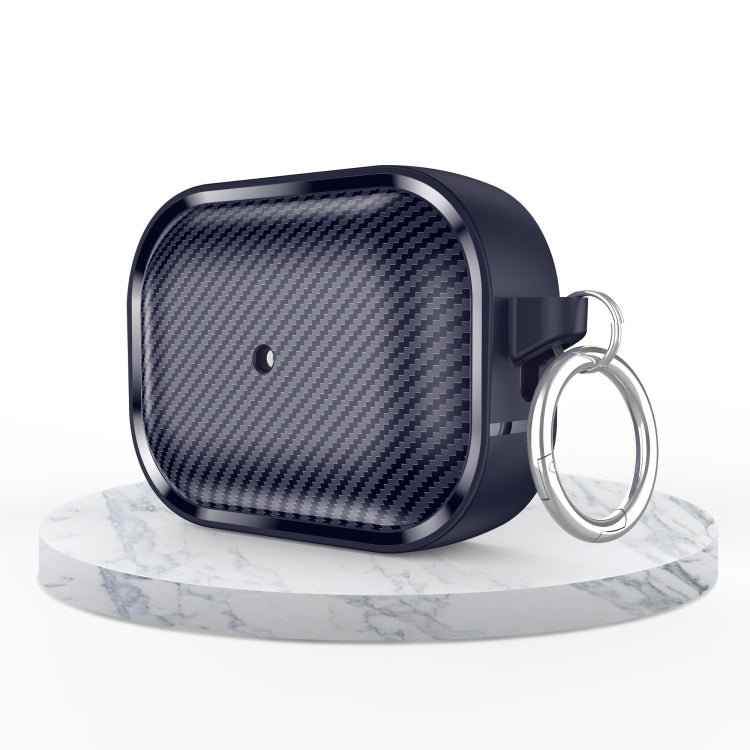 For AirPods Pro Photo Frame Carbon Fiber Series Earphone Case(Dark Blue) - For AirPods Pro by PMC Jewellery | Online Shopping South Africa | PMC Jewellery | Buy Now Pay Later Mobicred