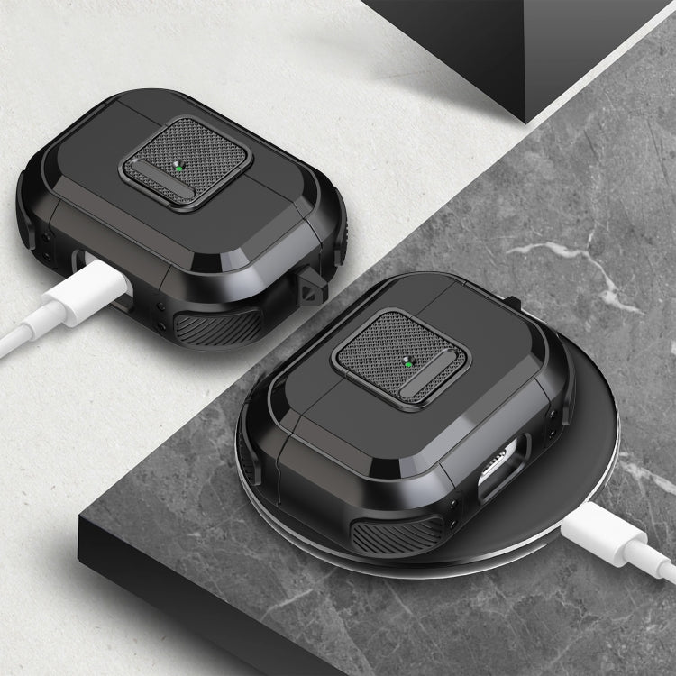 For AirPods 3 Wireless Earphones Protective Case(Black) - For AirPods 3 by PMC Jewellery | Online Shopping South Africa | PMC Jewellery | Buy Now Pay Later Mobicred