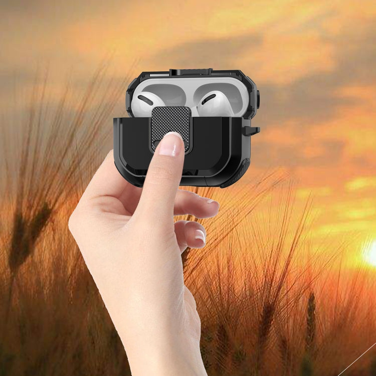 For AirPods 3 Wireless Earphones Protective Case(Black) - For AirPods 3 by PMC Jewellery | Online Shopping South Africa | PMC Jewellery | Buy Now Pay Later Mobicred