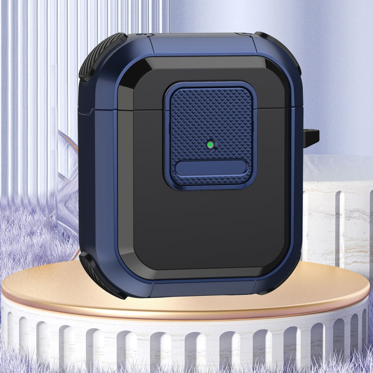 For AirPods 2 / 1 Wireless Earphones Protective Case(Blue) - For AirPods 1/2 by PMC Jewellery | Online Shopping South Africa | PMC Jewellery | Buy Now Pay Later Mobicred