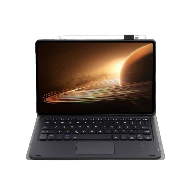 For OPPO Pad 2 11.61 inch 2023 OP13-A Lambskin Texture Ultra-thin Detachable Bluetooth Keyboard Leather Case with Touchpad(Black) - Others Keyboard by PMC TechLife | Online Shopping South Africa | PMC TechLife