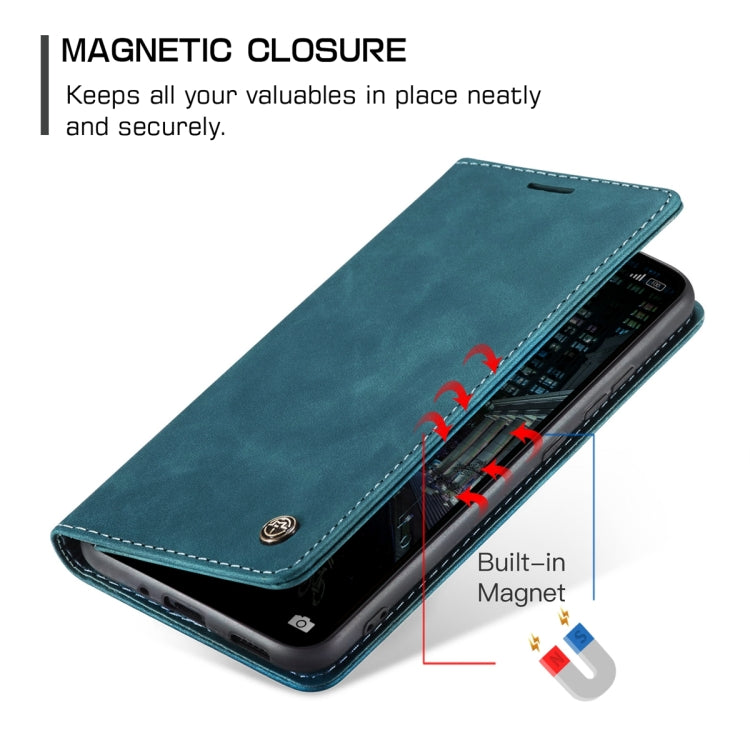 For Xiaomi Redmi 11A / 12C CaseMe 013 Multifunctional Horizontal Flip Leather Phone Case(Blue) - free shipping - PMC Jewellery - Order now!