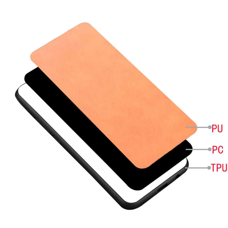 For Motorola Edge 30 Ultra / Moto X30 Pro Sewing Cow Pattern Skin PC + PU + TPU Phone Case(Orange) - Motorola Cases by PMC TechLife | Online Shopping South Africa | PMC TechLife