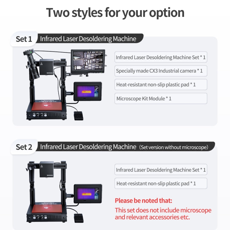 Mega-idea Intelligent Infrared Laser Desoldering Machine, Model:Without Microscope Set(EU Plug) - free shipping - PMC TechLife - Order now!