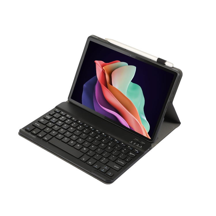 For Huawei MatePad 11 2023 AHW13 Lambskin Texture Ultra-thin Detachable Bluetooth Keyboard Leather Case(Black) - Huawei Keyboard by PMC TechLife | Online Shopping South Africa | PMC TechLife