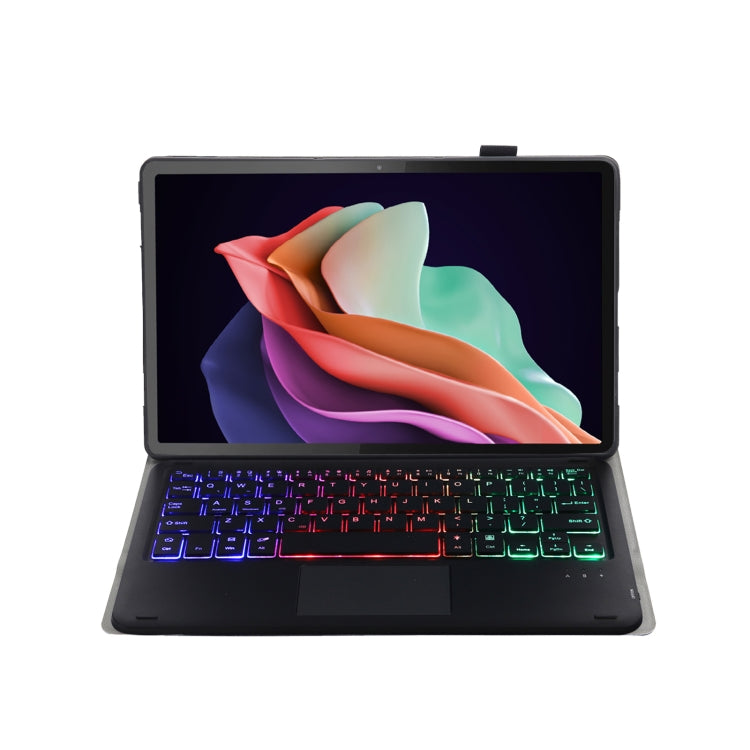 For Huawei MatePad 11 2023 AHW13-AS Lambskin Texture Ultra-thin Detachable Backlight Bluetooth Keyboard Leather Case with Touchpad(Black) - Huawei Keyboard by PMC TechLife | Online Shopping South Africa | PMC TechLife