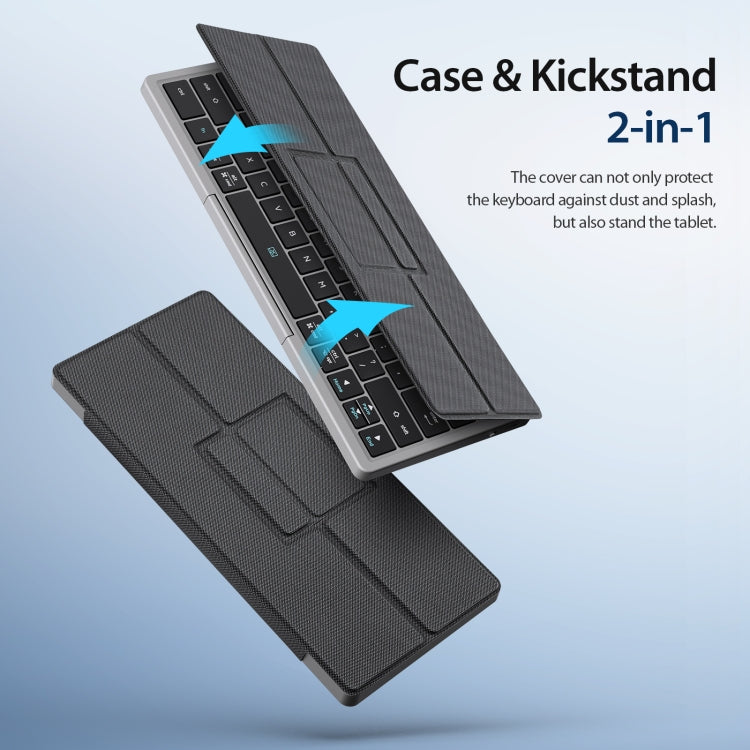 DUX DUCIS OK Series V1 Universal Tablet Bluetooth Keyboard Leather Case with Touchpad(Black) - free shipping - PMC TechLife - Order now!