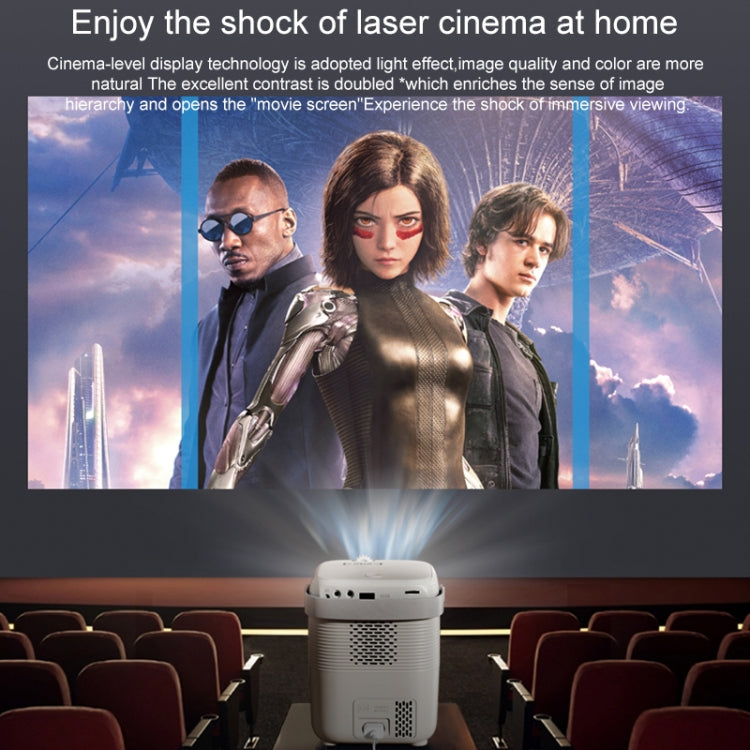A007 Portable 1280 x 720 HD 113 ANSI Smart LED Projector, Plug:AU Plug(Black) - Mini Projector by PMC TechLife | Online Shopping South Africa | PMC TechLife | Buy Now Pay Later Mobicred