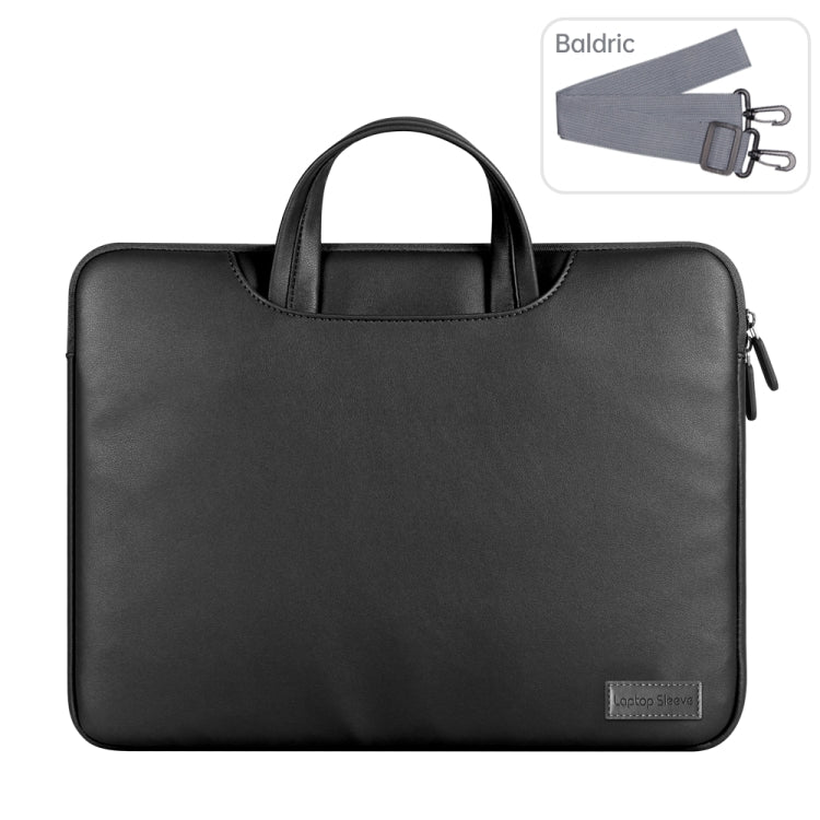 Waterproof PU Laptop Bag Inner Bag, Size:13 / 14 inch(Black) - Other by PMC Jewellery | Online Shopping South Africa | PMC Jewellery | Buy Now Pay Later Mobicred