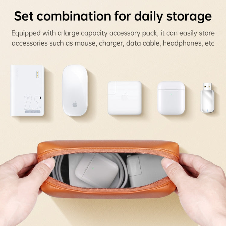 Waterproof PU Laptop Bag Inner Bag with Power Pack, Size:15 inch(Rose Gold) - Other by PMC TechLife | Online Shopping South Africa | PMC TechLife | Buy Now Pay Later Mobicred