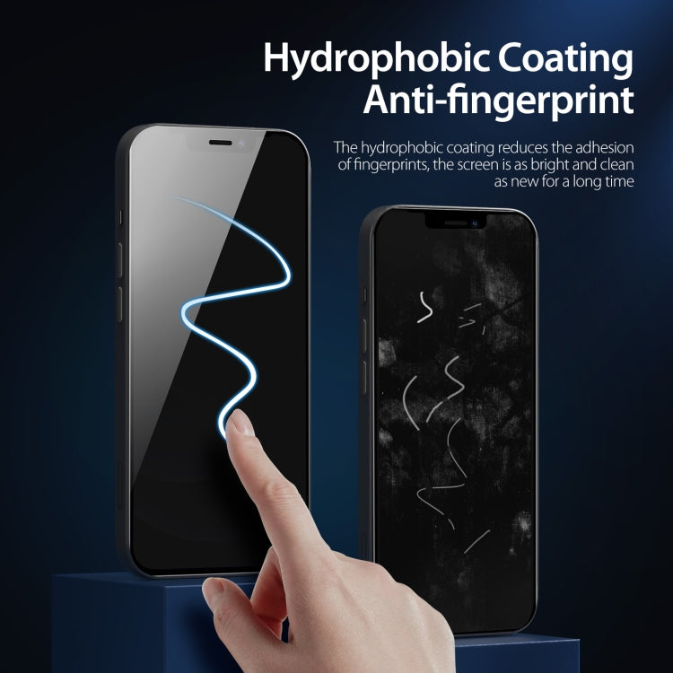 For iPhone 12 / 12 Pro 5pcs DUX DUCIS 0.33mm 9H High Aluminum Anti-spy HD Tempered Glass Film - free shipping - PMC Jewellery - Order now!