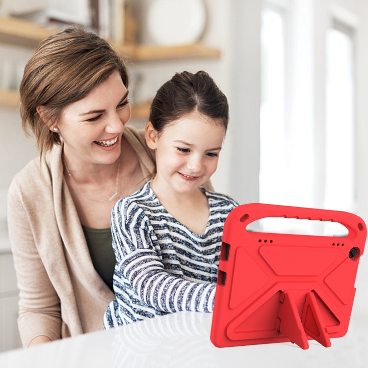 For Lenovo Tab M10 3rd Gen Handle EVA Shockproof Tablet Case with Holder(Red) - Lenovo by PMC TechLife | Online Shopping South Africa | PMC TechLife | Buy Now Pay Later Mobicred