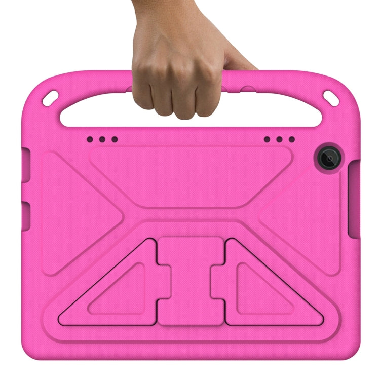 For Lenovo Tab M10 3rd Gen Handle EVA Shockproof Tablet Case with Holder(Rose Red) - Lenovo by PMC TechLife | Online Shopping South Africa | PMC TechLife | Buy Now Pay Later Mobicred