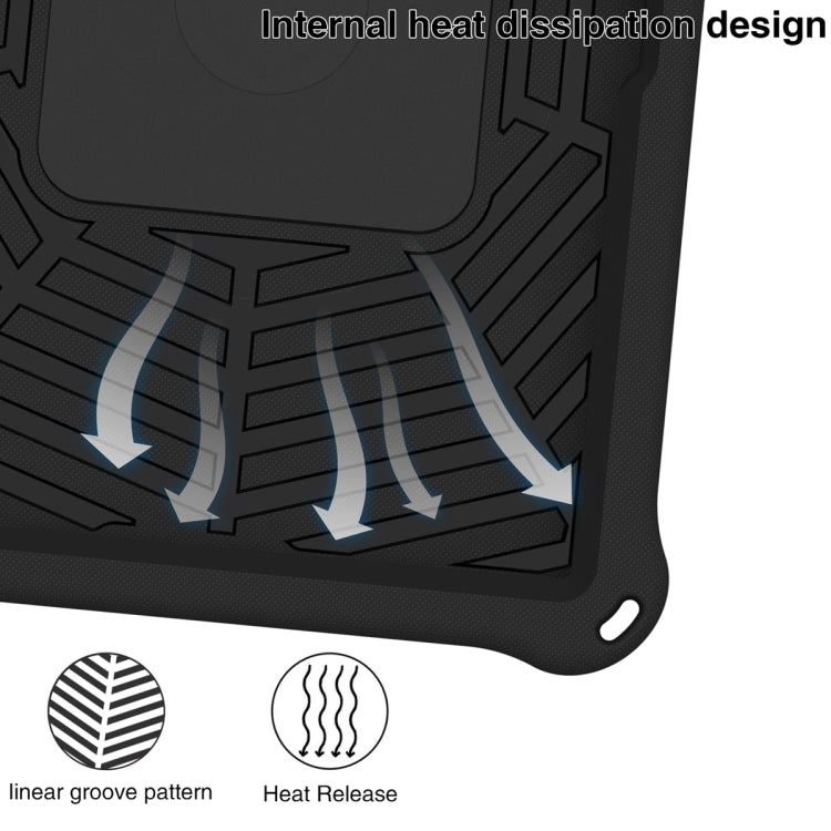 For Lenovo Tab M10 3rd Gen Spider King Silicone Protective Tablet Case(Black) - Lenovo by PMC TechLife | Online Shopping South Africa | PMC TechLife | Buy Now Pay Later Mobicred