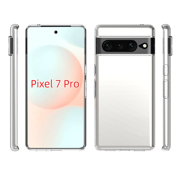 For Google Pixel 7 Pro Waterproof Texture TPU Phone Case(Transparent) - Google Cases by PMC TechLife | Online Shopping South Africa | PMC TechLife