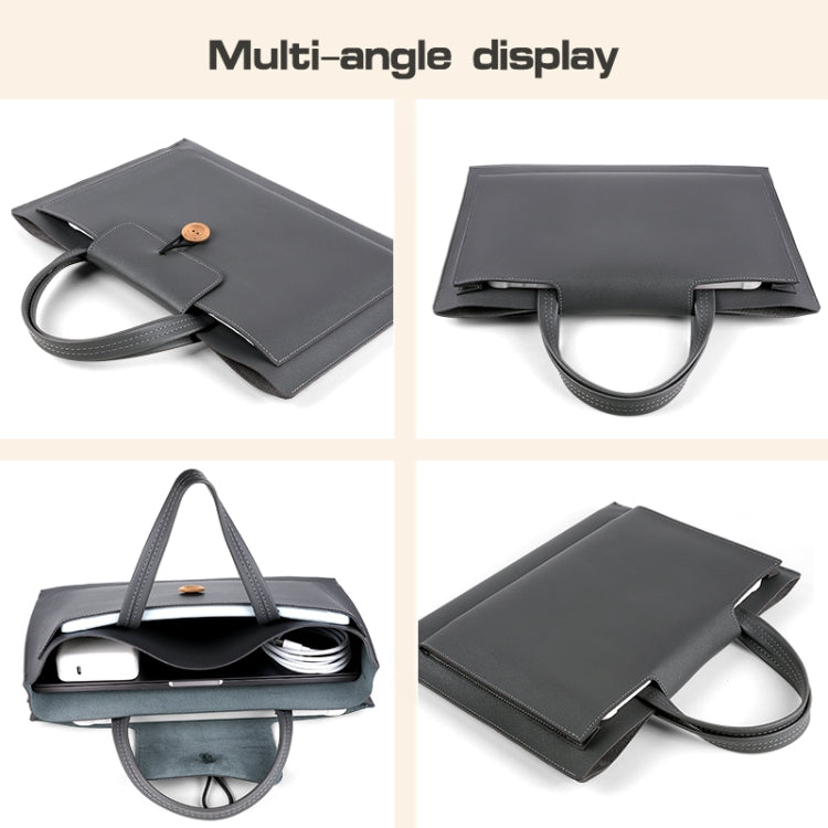 15-16 inch Universal Elastic Thread Button Portable Laptop Inner Bag(Rose Gold) - 15 inch by PMC TechLife | Online Shopping South Africa | PMC TechLife | Buy Now Pay Later Mobicred