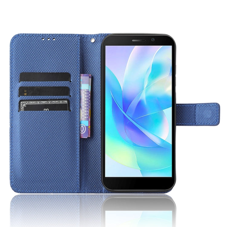 For Doogee X97 / X97 Pro Diamond Texture Leather Phone Case(Blue) - Doogee Cases by PMC TechLife | Online Shopping South Africa | PMC TechLife | Buy Now Pay Later Mobicred
