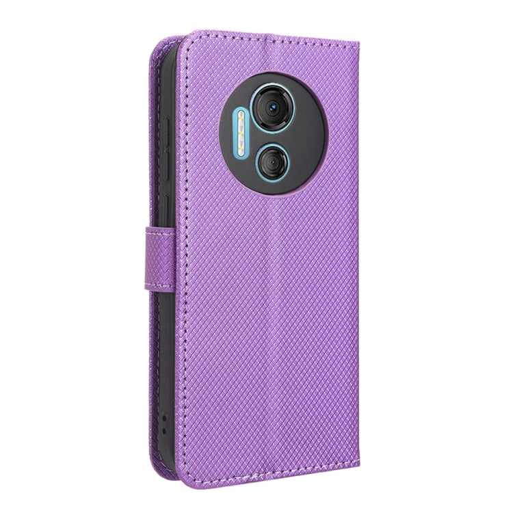 For Doogee X97 / X97 Pro Diamond Texture Leather Phone Case(Purple) - free shipping - PMC TechLife - Order now!