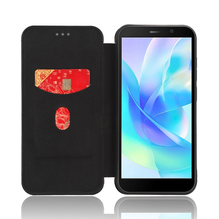 For DOOGEE X97 / X97 Pro Carbon Fiber Texture Flip Leather Phone Case(Black) - Doogee Cases by PMC TechLife | Online Shopping South Africa | PMC TechLife | Buy Now Pay Later Mobicred