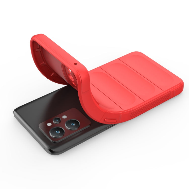 For Realme GT2 Pro Magic Shield TPU + Flannel Phone Case(Dark Blue) - Realme Cases by PMC TechLife | Online Shopping South Africa | PMC TechLife | Buy Now Pay Later Mobicred