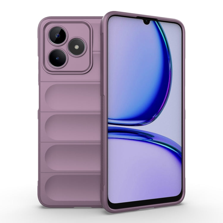 For Realme C53 4G Magic Shield TPU + Flannel Phone Case(Purple) - Realme Cases by PMC TechLife | Online Shopping South Africa | PMC TechLife | Buy Now Pay Later Mobicred