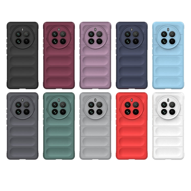 For Realme 12 Pro 5G / 12 Pro+ Magic Shield TPU + Flannel Phone Case(Dark Green) - Realme Cases by PMC TechLife | Online Shopping South Africa | PMC TechLife | Buy Now Pay Later Mobicred