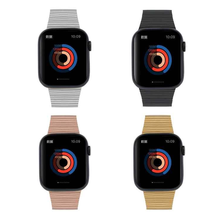 Ocean Metal Replacement Watch Band For Apple Watch SE 2023 40mm(Silver) - Watch Bands by PMc TechLife | Online Shopping South Africa | PMc TechLife | Buy Now Pay Later Mobicred