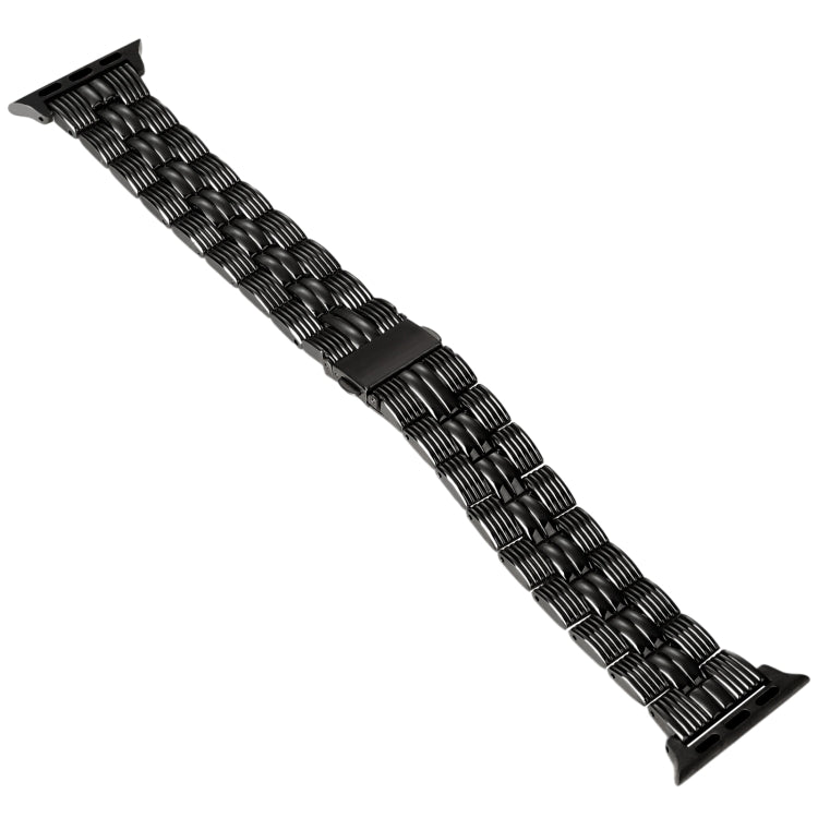 3-Beads Stripe Metal Watch Band For Apple Watch Ultra 2 49mm(Black) - free shipping - PMc TechLife - Order now!