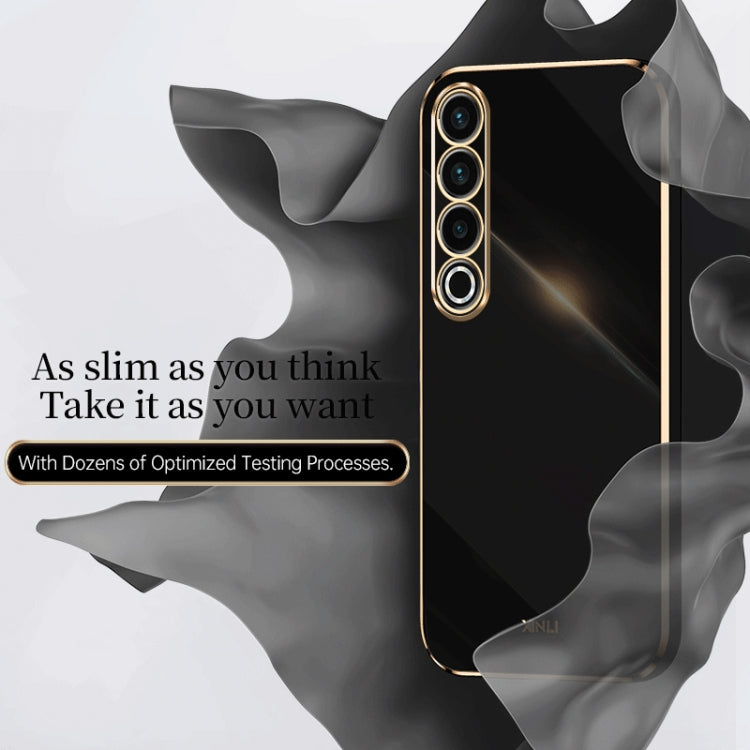 For Meizu 20 Pro 5G XINLI Straight Edge 6D Electroplate TPU Phone Case(Cherry Purple) - free shipping - PMC Jewellery - Order now!