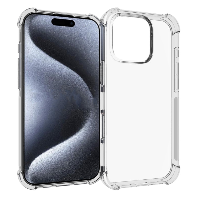 For iPhone 16 Pro Shockproof Non-slip Thickening TPU Phone Case(Transparent) - iPhone 16 Pro Cases by PMC TechLife | Online Shopping South Africa | PMC TechLife | Buy Now Pay Later Mobicred