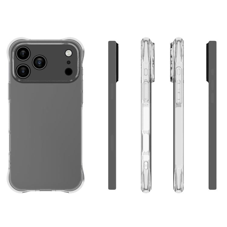 For iPhone 17 Pro Max Shockproof Non-slip Thickening TPU Phone Case(Transparent) - free shipping - PMc TechLife - Order now!
