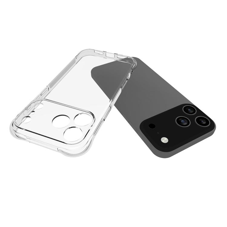 For iPhone 17 Pro Max Shockproof Non-slip Thickening TPU Phone Case(Transparent) - free shipping - PMc TechLife - Order now!