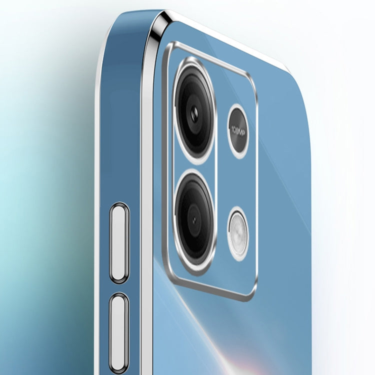 For Xiaomi Redmi Note 13 Pro 4G XINLI Straight Edge 6D Electroplate TPU Phone Case with Ring Holder(Cherry Purple) - Note 13 Pro Cases by XINLI | Online Shopping South Africa | PMC TechLife | Buy Now Pay Later Mobicred