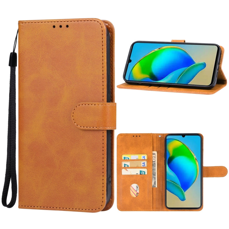 For ZTE Blade V41 Smart Leather Phone Case(Brown) - ZTE Cases by PMC TechLife | Online Shopping South Africa | PMC TechLife | Buy Now Pay Later Mobicred