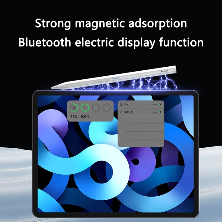 BP19-BL Type-C Universal Magnetic Hexagon Bluetooth Stylus Pen(White) - Stylus Pen by PMC TechLife | Online Shopping South Africa | PMC TechLife