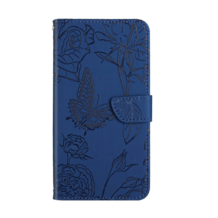 For Xiaomi 14 Ultra Skin Feel Butterfly Embossed Flip Leather Phone Case(Blue) - 14 Ultra Cases by PMC TechLife | Online Shopping South Africa | PMC TechLife | Buy Now Pay Later Mobicred