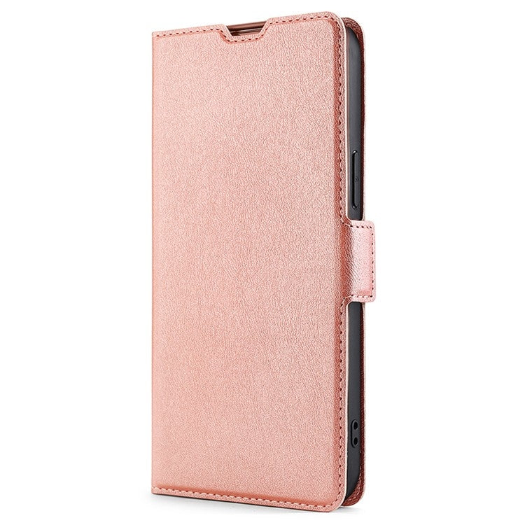 For Huawei Pura 70 Ultra Ultra-thin Voltage Side Buckle Horizontal Flip Leather Phone Case(Rose Gold) - Huawei Cases by PMC Jewellery | Online Shopping South Africa | PMC Jewellery | Buy Now Pay Later Mobicred